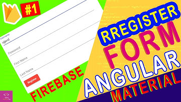 Angular Material Register Form With Firebase | Angular Material | Ujjwal Technical Tips [#1]