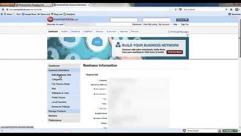 How to List Your Business on Merchant Circle