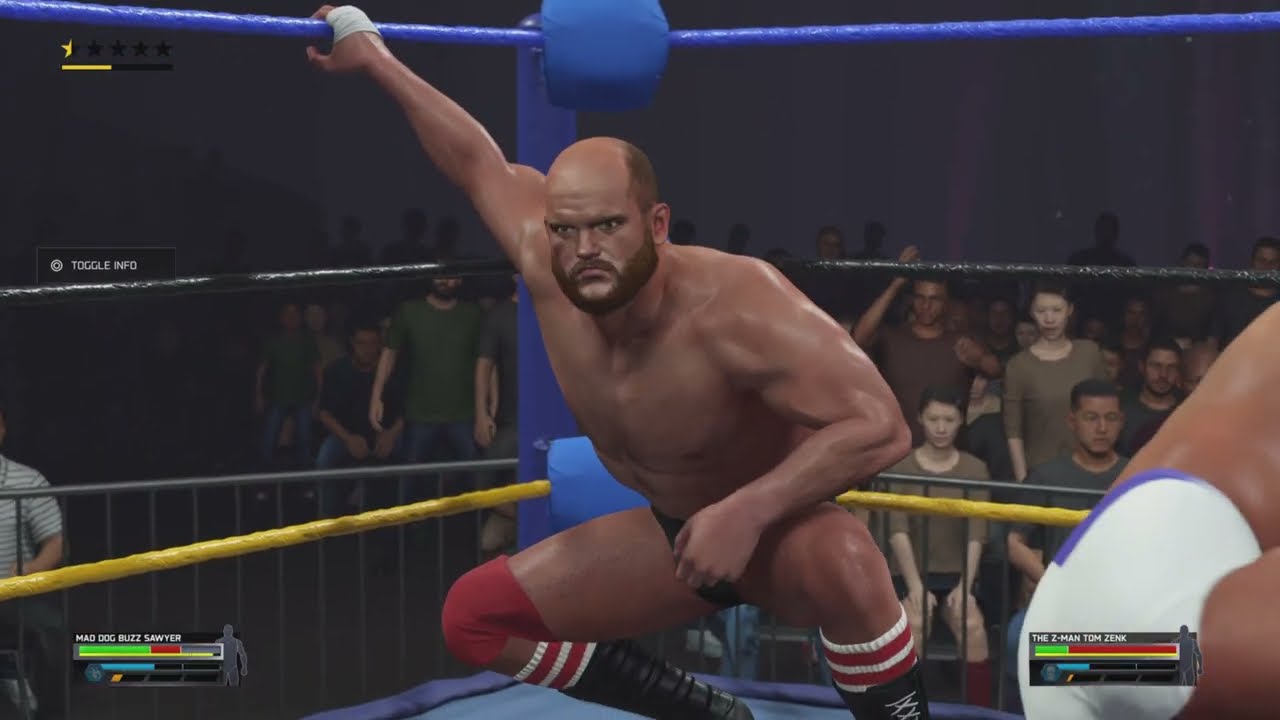 WCW Saturday Night Mad Dog Buzz Sawyer 🆚 The Z-Man Tom Zenk