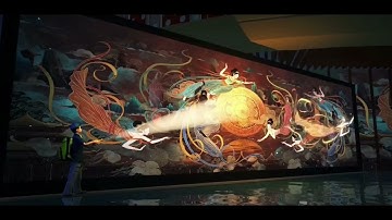 Outdoor projector, Lighting laser 3D video Projection, 3D mapping projector system