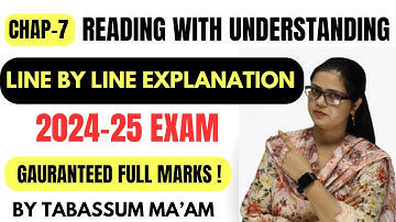 reading with understanding nios class 12 english |  nios english class 12 chapter 7 explanation