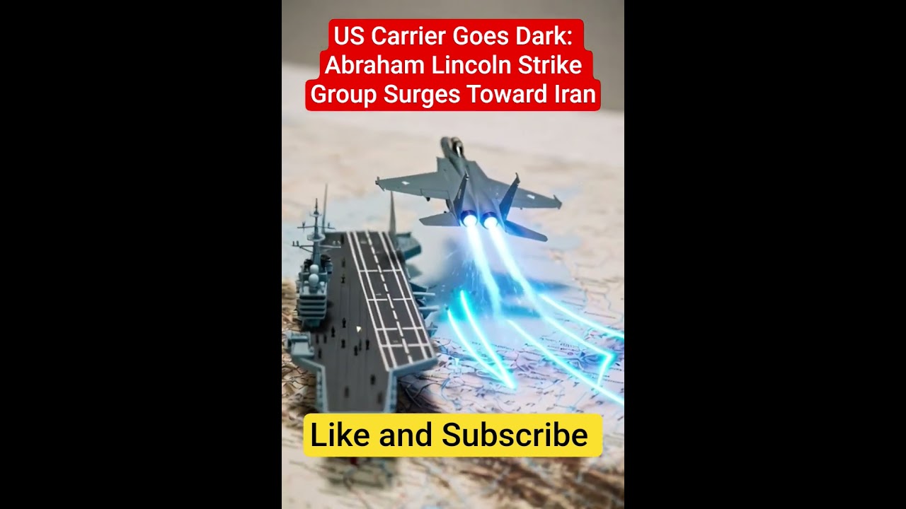 Американский авианосец прекратил показ связи: ударная группа авианосца «Авраам Линкольн» направля...