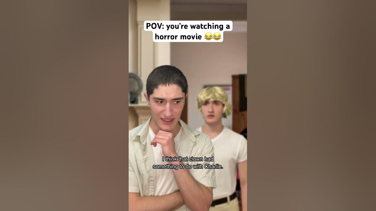Horror movie trailers be like #shorts #funny #comedy