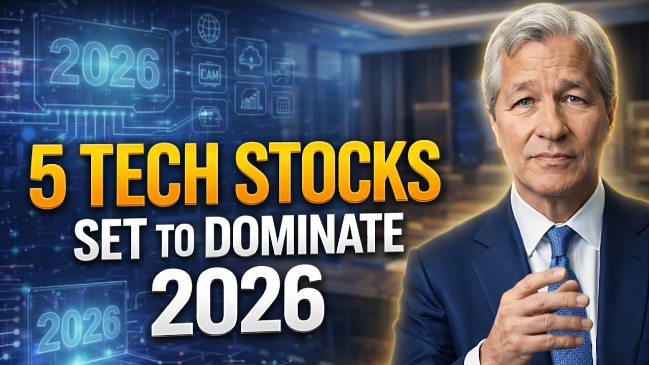 Jamie Dimon: These 5 Tech Stocks Will Dominate 2026 🚀📈