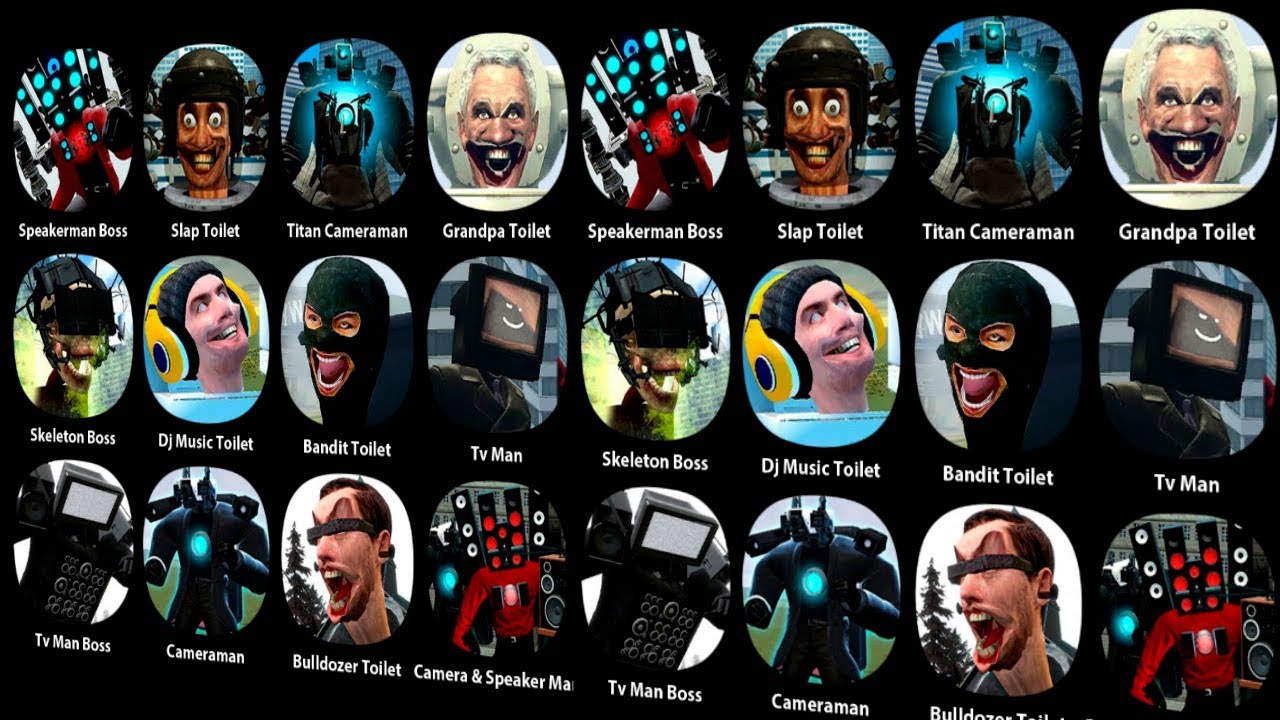 Skibidi Toilet 1-65 All Episodes Kaiju Run,Sonic Dash,Sausage Run,Scribble Rider (Episode 65)