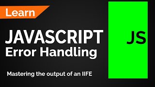 JavaScript Understanding the Output of an IIFE with Error Handling #javascript #coding #interview