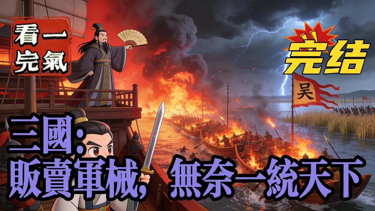 💥💥💥完结！《三国：贩卖军械，无奈一统天下》李阳重生到了三国时代，因为一次特别的交易，绑定了一个奇葩军械双倍返还暴击系统，至此，李阳在贩卖军械的道路上一去不复返#三国 #漫画解说#穿越#有声漫画#爽文