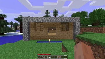 Playing Minecraft Beta 1.7.3 For Nostalgia