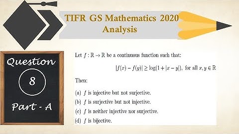 TIFR GS-2020 Mathematics Solutions | Question-8 | PART-A | Analysis | Intermediate Value Theorem