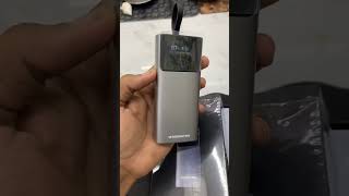 Best digital display Watt Ampear show power Bank built-in type C cable by Monster