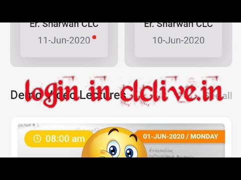 How to login in clclive.in | CLC SIKAR FREE LIVE CLASSES | MUST WATCH