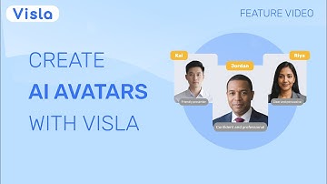 Create Lifelike AI Avatars in Minutes with Visla