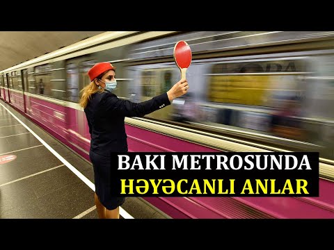 Bakı metrosunda həyəcanlı anlar