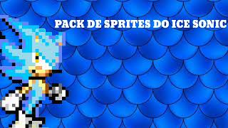 PACK DE SPRITES DO ICE SONIC NA DESCRIÇÃO