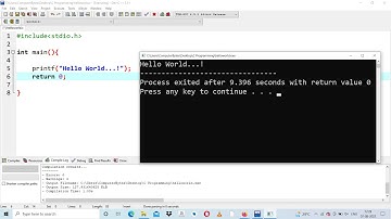 C Program to Print "Hello World" | First C Program | C programming for beginners | In Hindi