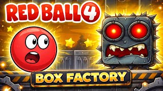 Red Ball 4 - Gameplay Walkthrough Part 3 - Levels 31-45 (iOS, Android) | Box Factory
