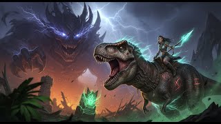Elara the Warrior & Theron the T-Rex: Our Destiny-Bound Alliance Against Krylar's Rise