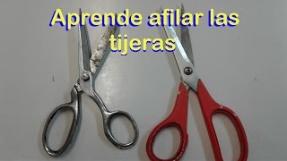 Como AFILAR tijeras en CASA