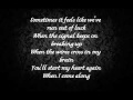 "Light On" By: David Cook (Lyrics)