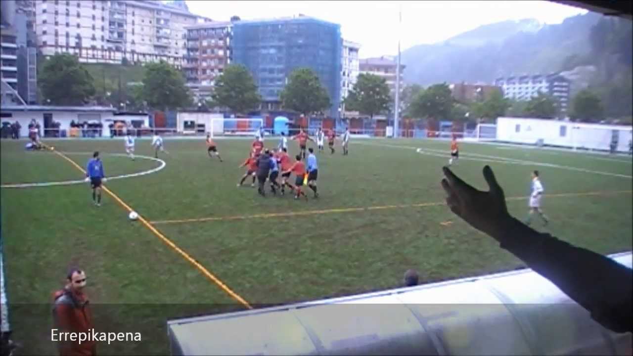 Aurrera-Beti Gazte partiduaren amaieran gertatutakoa