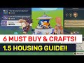 Complete 1.5 Housing Guide! SECRET Vendors & FASTEST Way To Level Up! | Genshin Impact