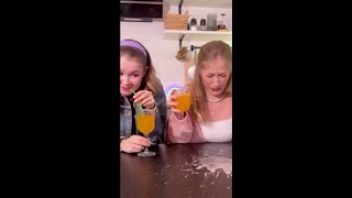 Egg In The Juice 😨 #Funny #Comedy