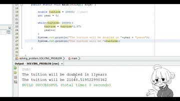 Doubled tuition problem using while loop in Netbeans Java