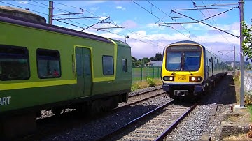 IE 8510 and 29000 Class Trains - Blackrock, Dublin