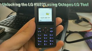 How to Unlock the LG KG275 with Octopus LG tool