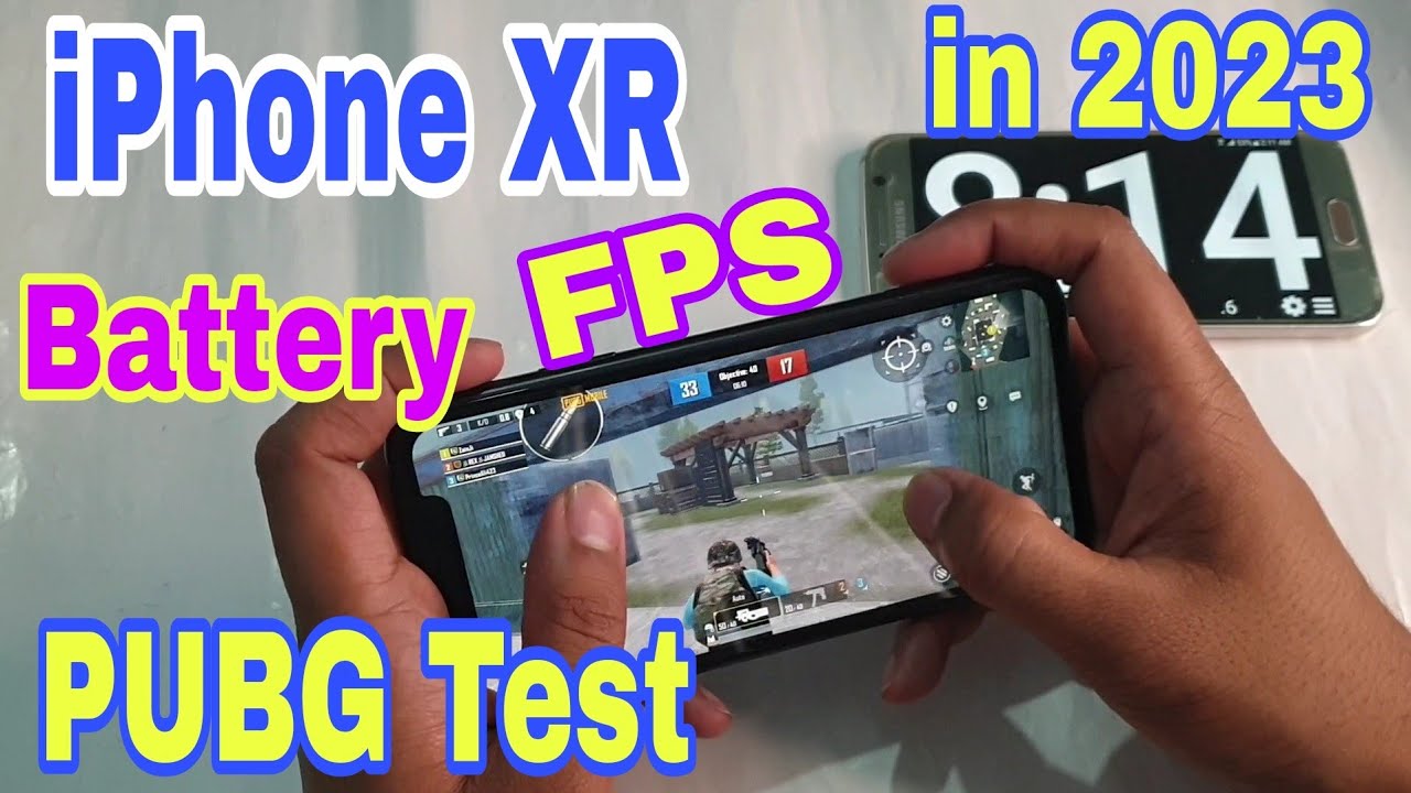 iPhone XR PUBG Test In 2023 || Pubg Battery And FPS Test In iphone xr ...