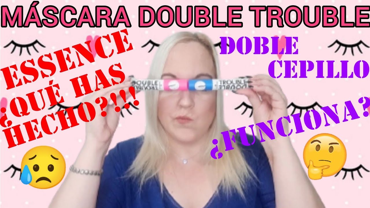 ESSENCE DOUBLE TROUBLE MASCARA Review de la nueva máscara!! YouTube