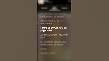 Thumbnail of Nasır l Melike Şahin l Şarkı Sözleri l Lyrics#müzik #lyrics