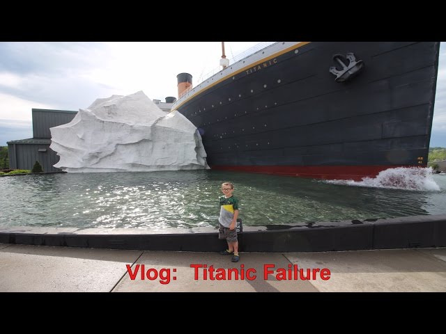 Titanic failure!  Roadschooling the Titanic Museum in Pigeon Forge TN