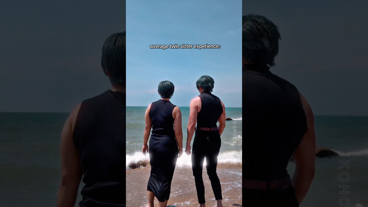 Beach scene 🌊 vs Tower scene ⚔️ #jjk #dmc #jujutsukaisen #devilmaycry #maki #Dante #Vergil #cosplay