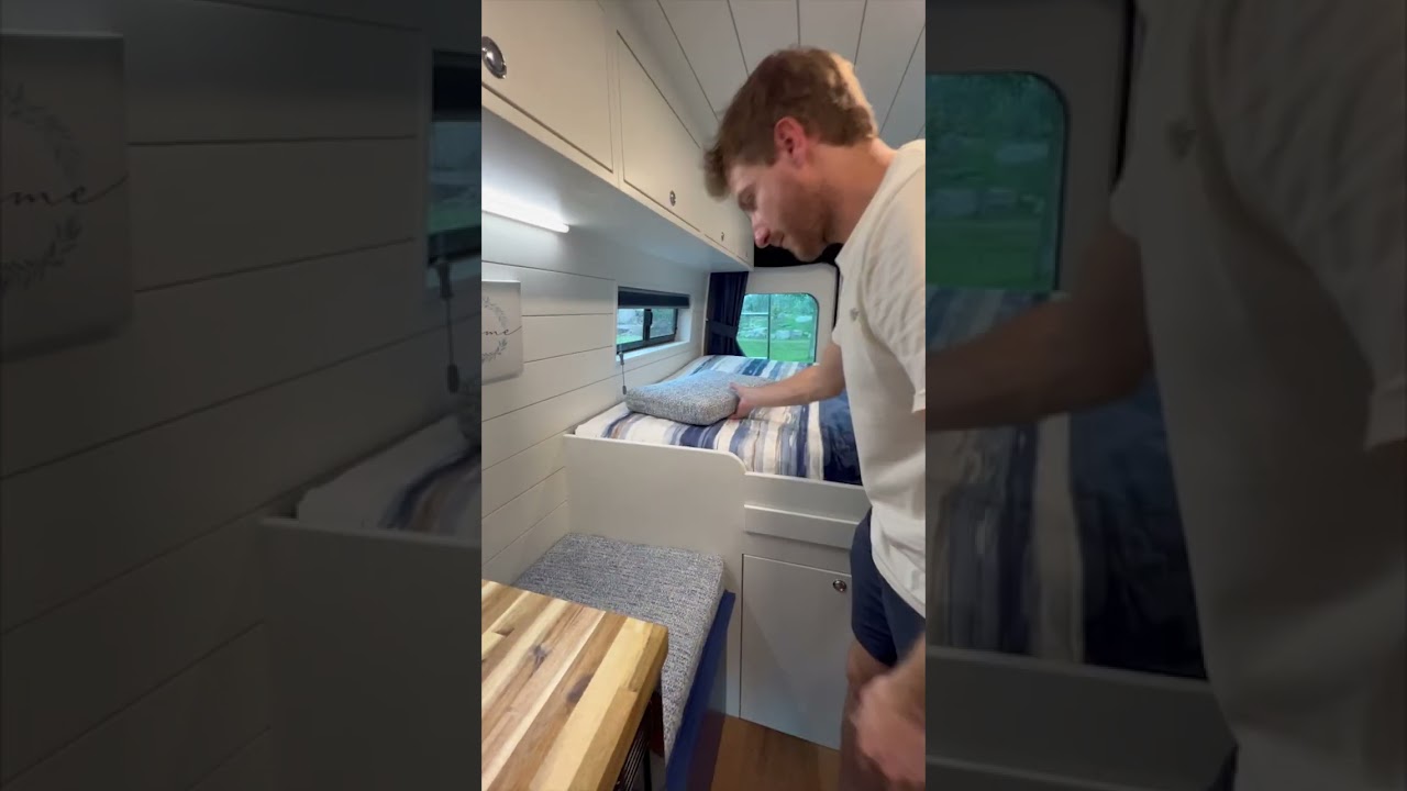 MINI VAN TOUR | Shower | Signature Nomadic #shorts