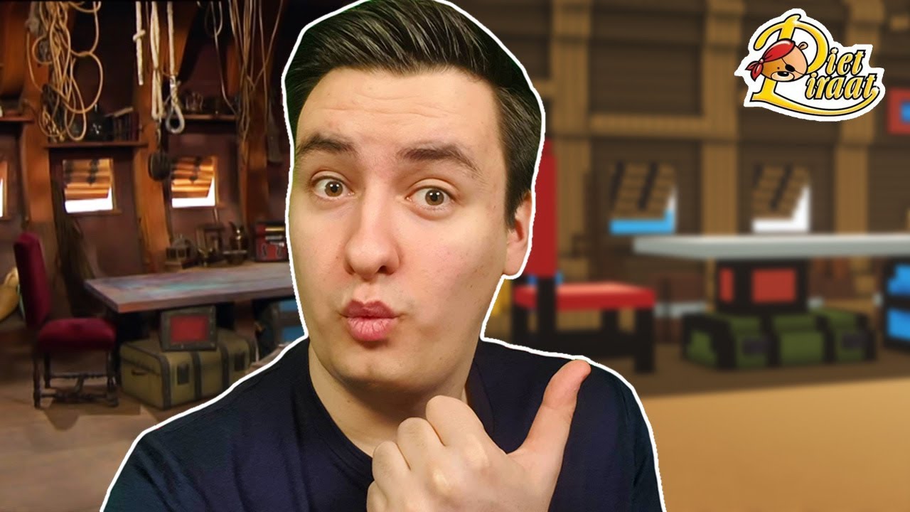 DE SCHEVE SCHUIT VAN PIET PIRAAT BOUWEN IN MINECRAFT! #2