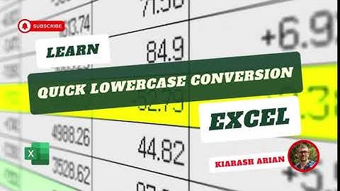 #Excel #LOWER #Function  Easily Convert Text to all #lowercase !