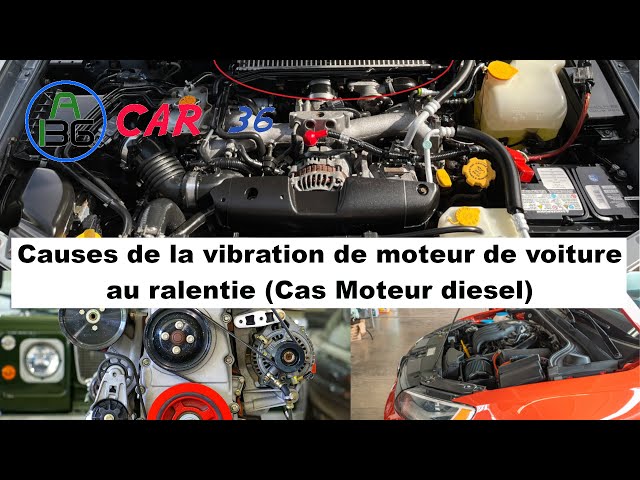 Vibrations of a diesel automobile engine at idle. - YouTube
