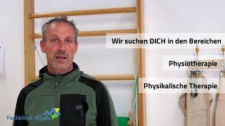 Fachklinik Allgäu sucht Physiotherapeuten