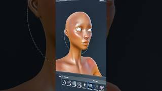 Painting Skin in Substance Painter👩🏽‍🎨 #3d #characterdesign #digitalart