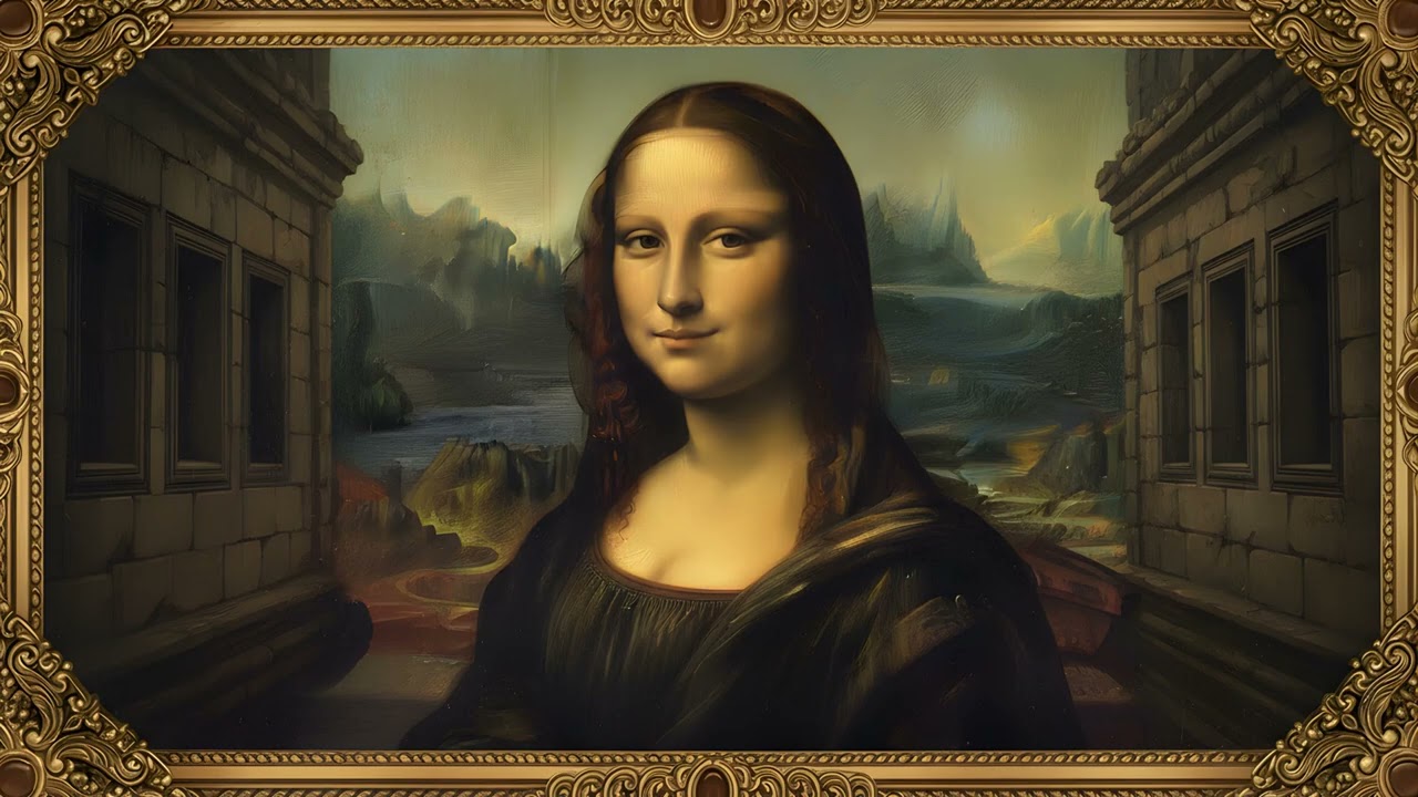 8K Ultra Realistic Mona Lisa | Museum-Level Art | 5 Hours Live Frame for TV Wall Full UHD