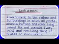 Essay on environment in englishenvironment essay in english writing