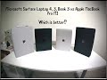 Microsoft Laptop 4 vs Microsoft Laptop 3 vs Microsoft Surface Book 3 vs Apple MacBook Pro M1