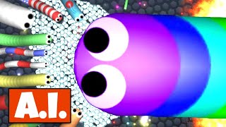 Slither.io A.I. 130,000+ Score Gameplay | Slitherio Epic Mobile Biggest Snake