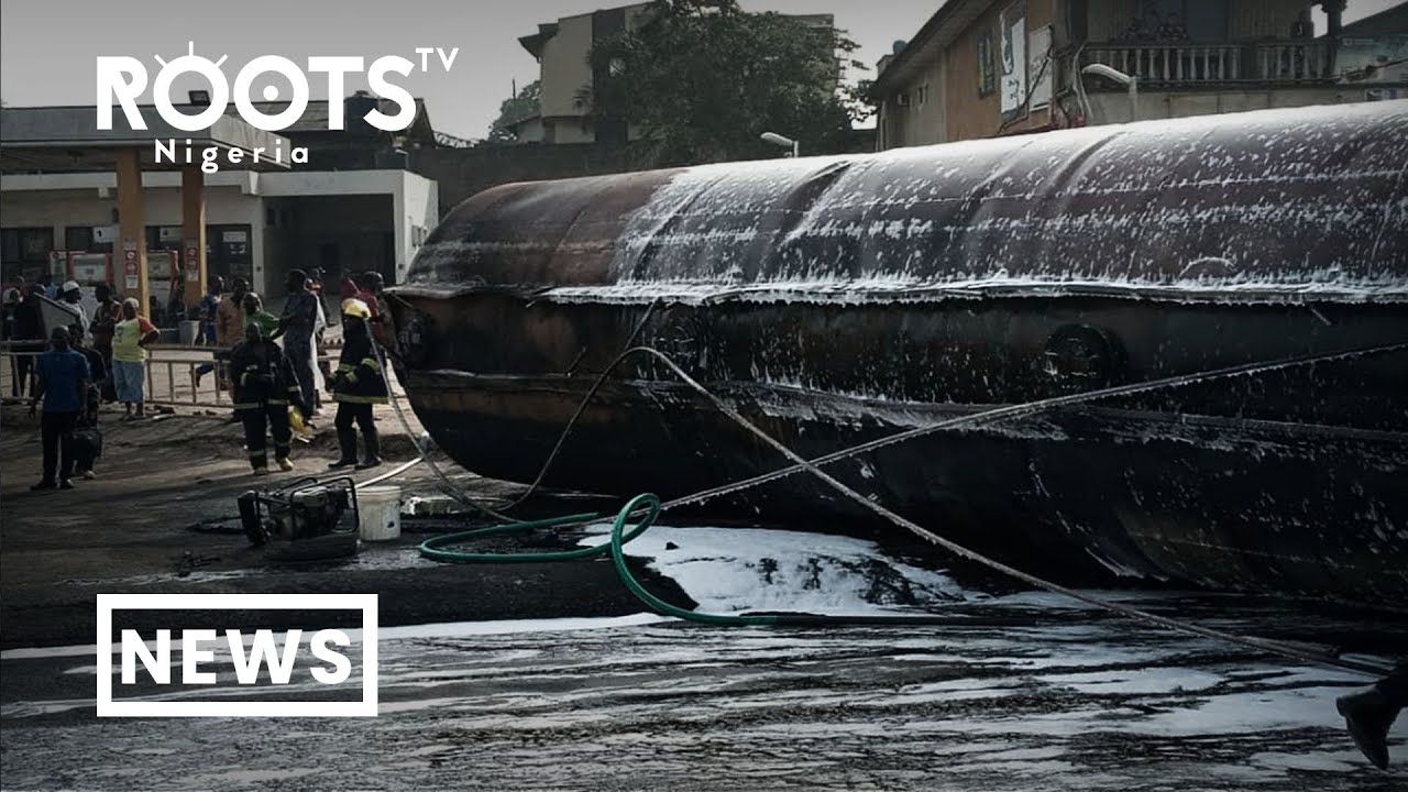 One Person Confirmed Dead As Petrol Tanker Explodes In Lagos - YouTube