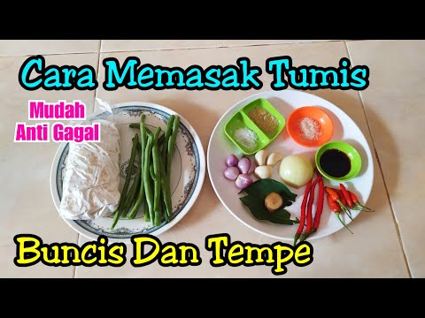 cara-memasak-tumis-buncis-dan-tempe---oseng-tempe-buncis