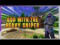 God with the Heavy Sniper! - Fortnite Battle Royale Gameplay