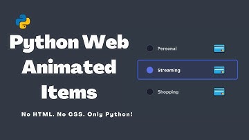 Create A Custom Item Switcher With Python  (No HTML/ No CSS)