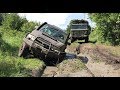 ЗАСАДИЛИ ГАЗ-66,  2 УАЗа, 2 НИВЫ. 2е ДТП на покатушках. Offroad. Часть 3