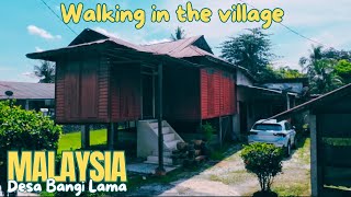 4K WALK  VILLAGE TOUR, LIVING IN MALAYSIA | SELANGOR MALAYSIA, VILLAGE ROADS